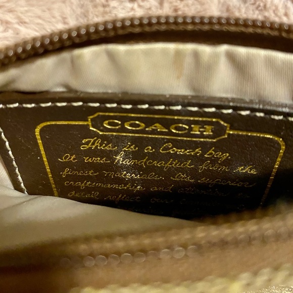 COACH Signature Canvas Wristlet - Picture 4 of 4